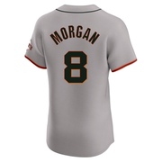 Gray Elite Joe Morgan Men's San Francisco Giants Road Jersey