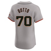 Gray Elite Jose Butto Men's San Francisco Giants Road Jersey
