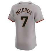 Gray Elite Kevin Mitchell Men's San Francisco Giants Road Jersey