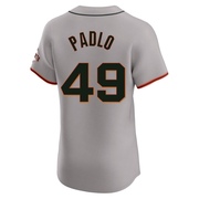 Gray Elite Kevin Padlo Men's San Francisco Giants Road Jersey