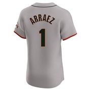 Gray Elite Luis Arraez Men's San Francisco Giants Road Jersey