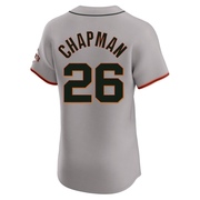 Gray Elite Matt Chapman Men's San Francisco Giants Road Jersey