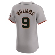 Gray Elite Matt Williams Men's San Francisco Giants Road Jersey