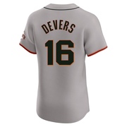 Gray Elite Rafael Devers Men's San Francisco Giants Road Jersey