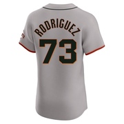 Gray Elite Randy Rodriguez Men's San Francisco Giants Road Jersey