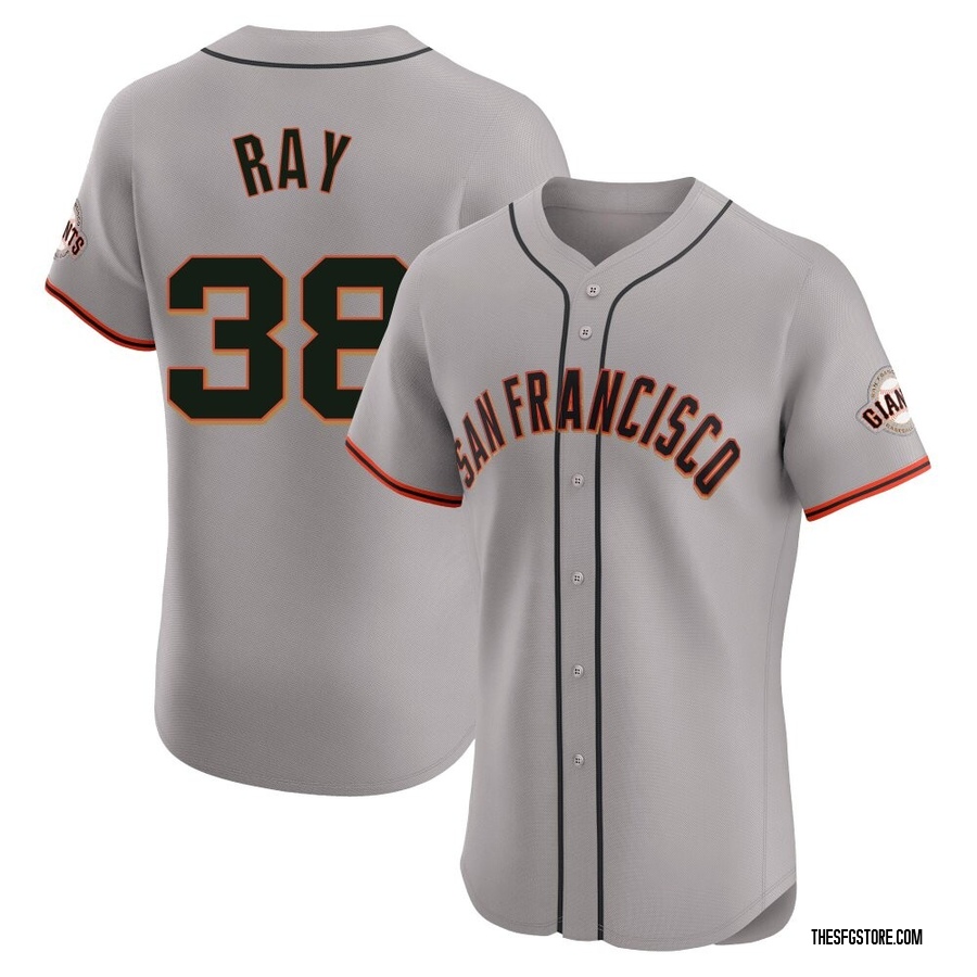 Gray Elite Robbie Ray Men's San Francisco Giants Road Jersey