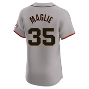 Gray Elite Sal Maglie Men's San Francisco Giants Road Jersey