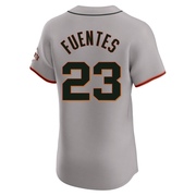 Gray Elite Tito Fuentes Men's San Francisco Giants Road Jersey