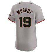 Gray Elite Tom Murphy Men's San Francisco Giants Road Jersey