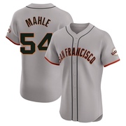 Gray Elite Tyler Mahle Men's San Francisco Giants Road Jersey