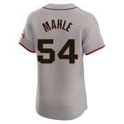 Gray Elite Tyler Mahle Men's San Francisco Giants Road Jersey