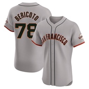 Gray Elite Victor Bericoto Men's San Francisco Giants Road Jersey