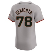 Gray Elite Victor Bericoto Men's San Francisco Giants Road Jersey