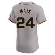 Gray Elite Willie Mays Men's San Francisco Giants Road Jersey