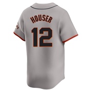 Gray Limited Adrian Houser Men's San Francisco Giants Away Jersey