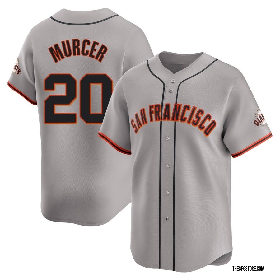 Gray Limited Bobby Murcer Men's San Francisco Giants Away Jersey