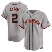 Gray Limited Curt Casali Youth San Francisco Giants Away Jersey