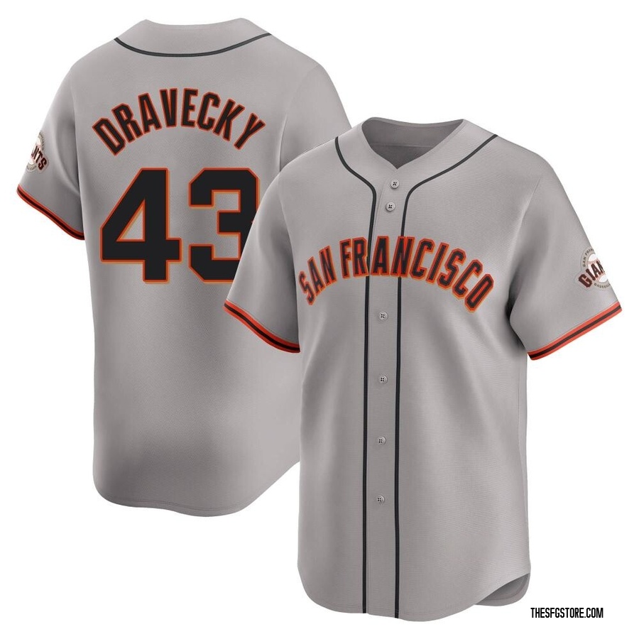 Gray Limited Dave Dravecky Men's San Francisco Giants Away Jersey