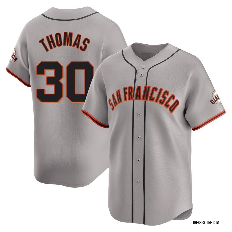 Gray Limited Derrel Thomas Youth San Francisco Giants Away Jersey
