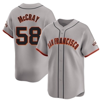 Gray Limited Grant McCray Men's San Francisco Giants Away Jersey