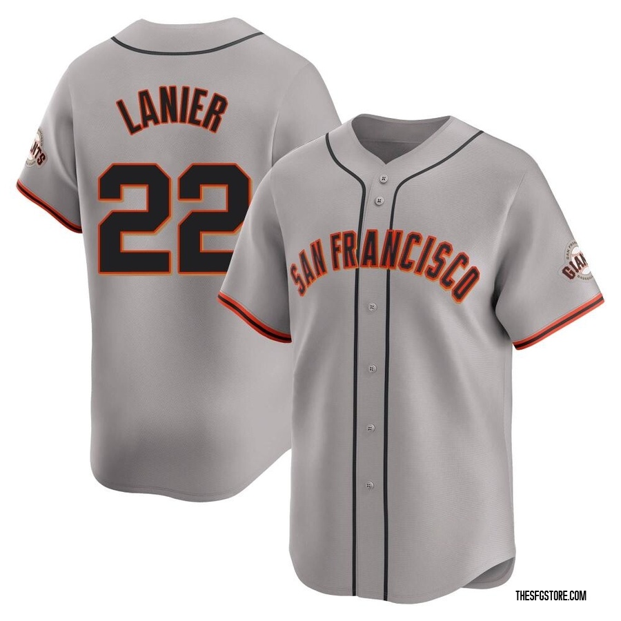 Gray Limited Hal Lanier Men's San Francisco Giants Away Jersey