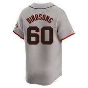 Gray Limited Hayden Birdsong Men's San Francisco Giants Away Jersey