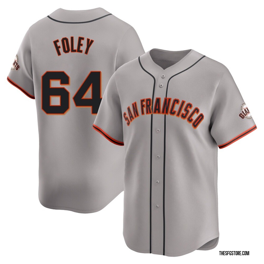 Gray Limited Jason Foley Men's San Francisco Giants Away Jersey