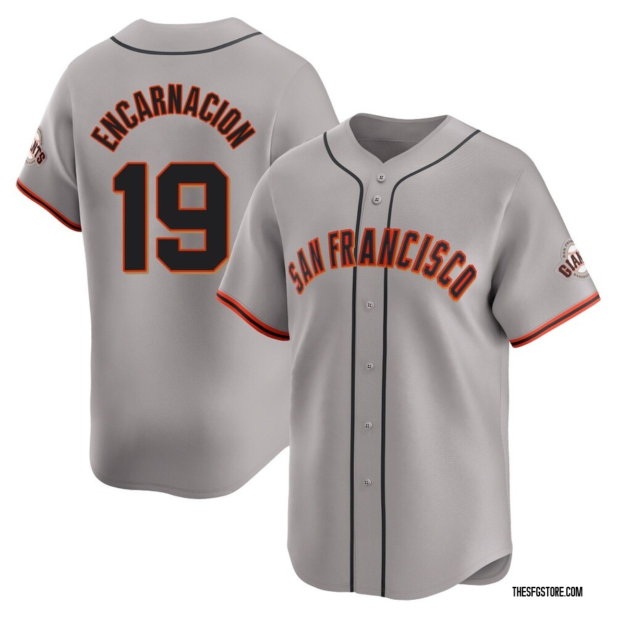 Gray Limited Jerar Encarnacion Youth San Francisco Giants Away Jersey