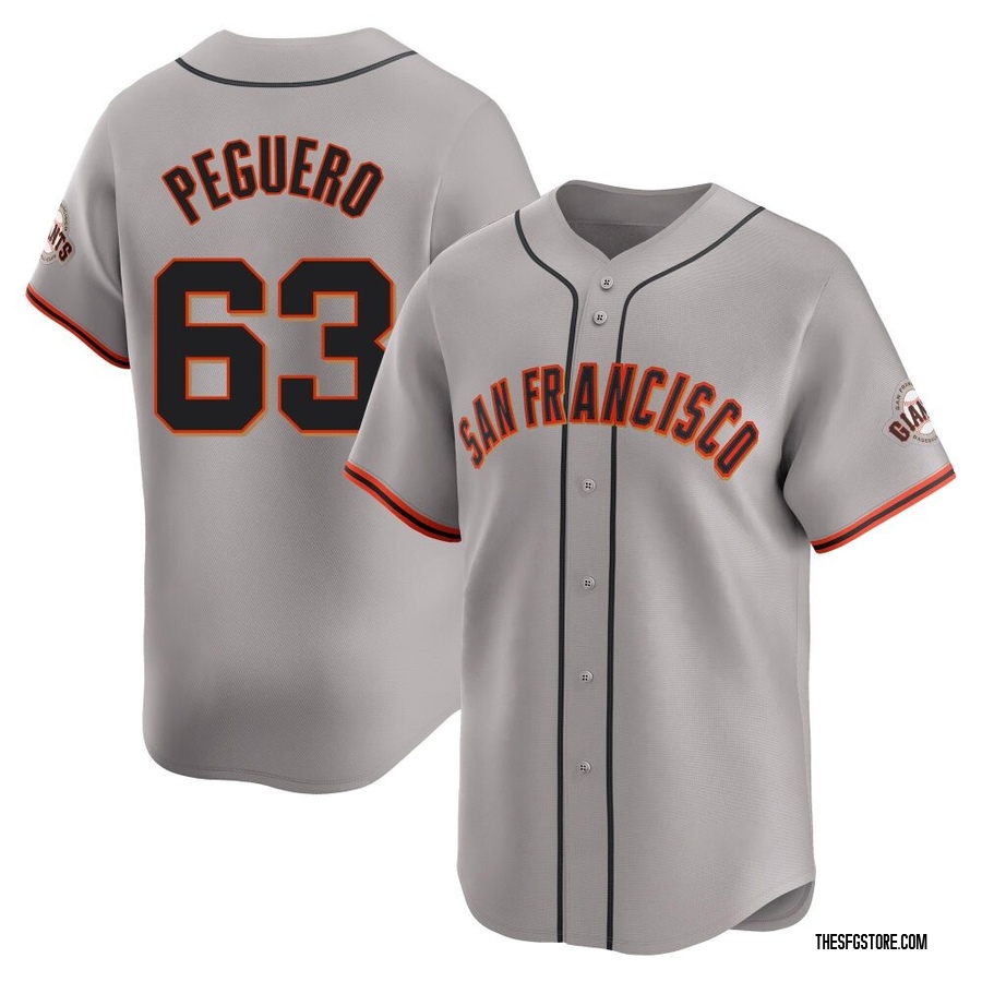 Gray Limited Joel Peguero Men's San Francisco Giants Away Jersey