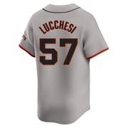 Gray Limited Joey Lucchesi Men's San Francisco Giants Away Jersey