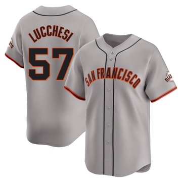 Gray Limited Joey Lucchesi Youth San Francisco Giants Away Jersey