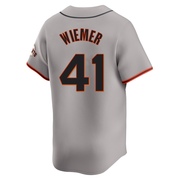 Gray Limited Joey Wiemer Men's San Francisco Giants Away Jersey