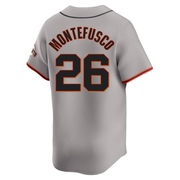 Gray Limited John Montefusco Men's San Francisco Giants Away Jersey