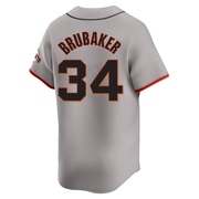 Gray Limited JT Brubaker Men's San Francisco Giants Away Jersey