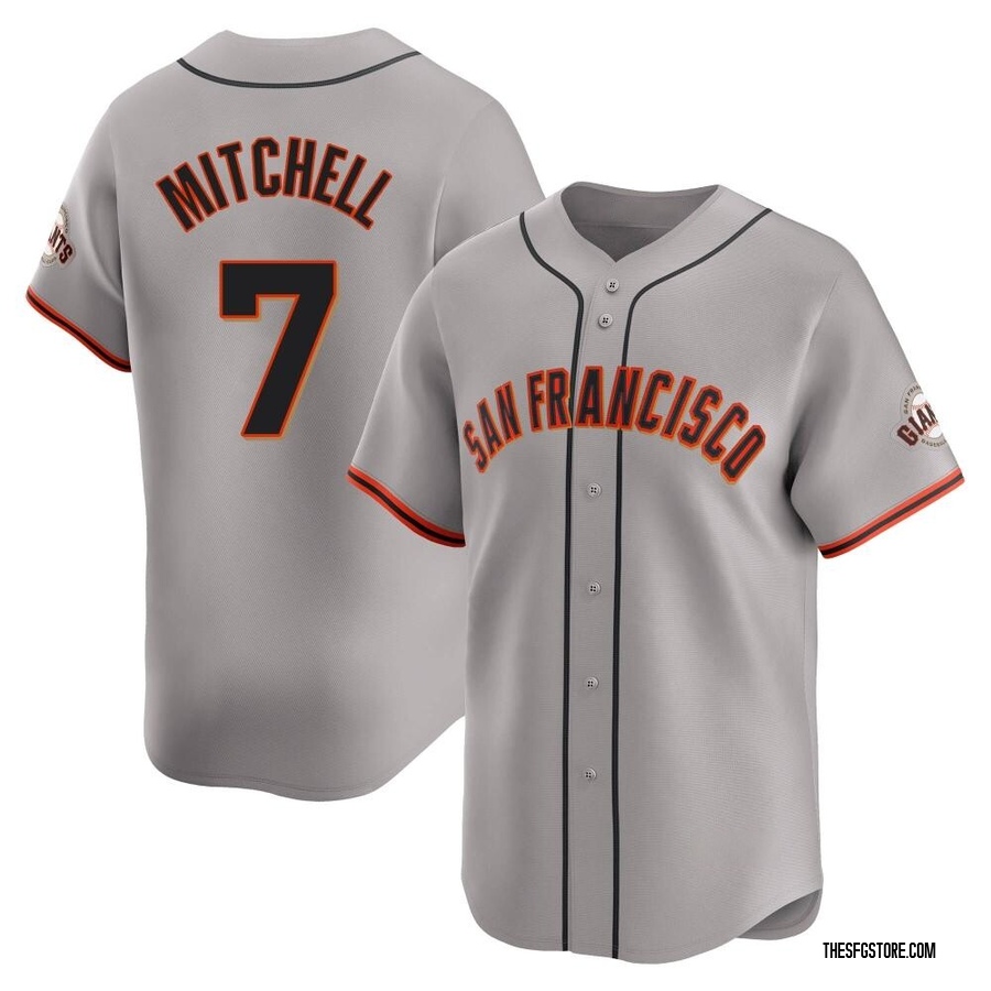 Gray Limited Kevin Mitchell Youth San Francisco Giants Away Jersey