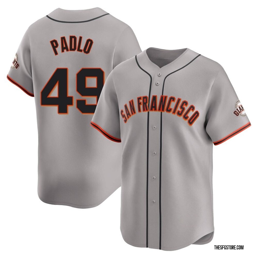 Gray Limited Kevin Padlo Youth San Francisco Giants Away Jersey