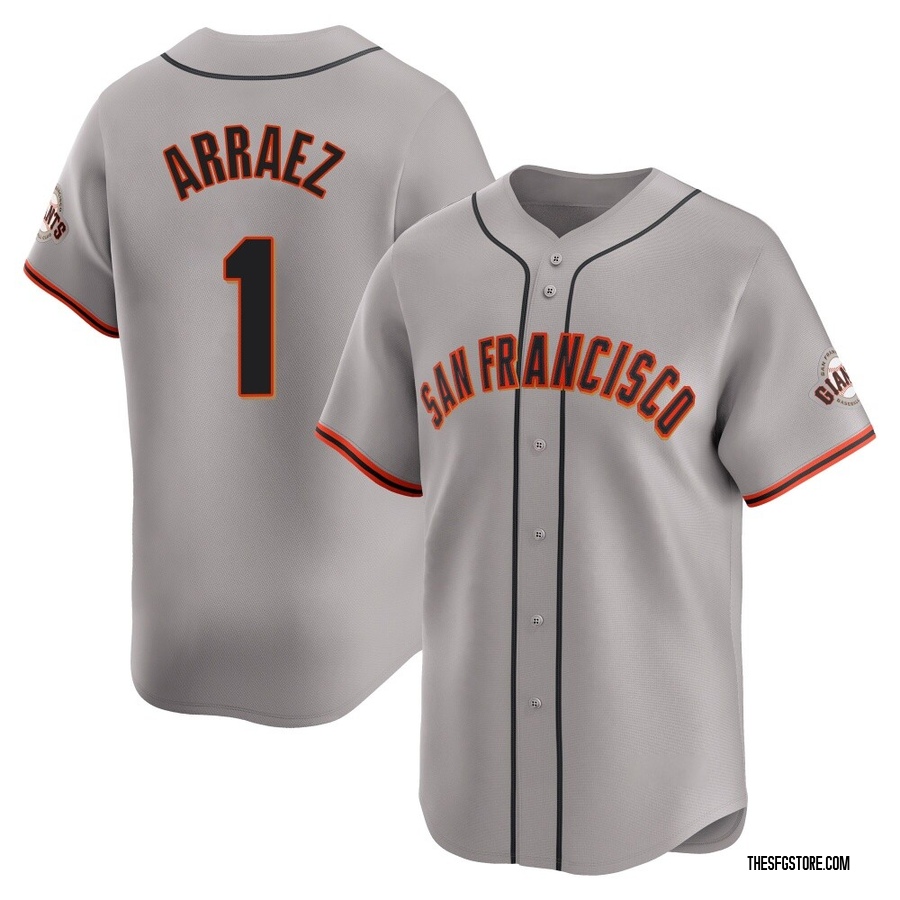 Gray Limited Luis Arraez Men's San Francisco Giants Away Jersey
