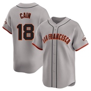 Gray Limited Matt Cain Men's San Francisco Giants Away Jersey