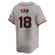 Gray Limited Matt Cain Men's San Francisco Giants Away Jersey