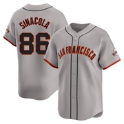 Gray Limited Nicholas Sinacola Men's San Francisco Giants Away Jersey