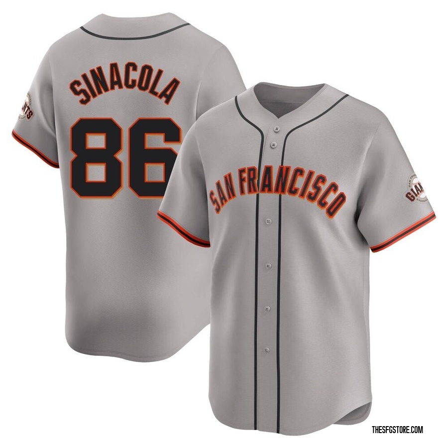 Gray Limited Nicholas Sinacola Youth San Francisco Giants Away Jersey