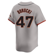 Gray Limited Ryan Borucki Men's San Francisco Giants Away Jersey