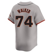 Gray Limited Ryan Walker Men's San Francisco Giants Away Jersey