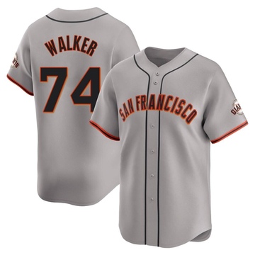 Gray Limited Ryan Walker Men's San Francisco Giants Away Jersey