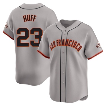 Gray Limited Sam Huff Youth San Francisco Giants Away Jersey