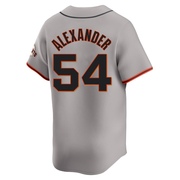 Gray Limited Scott Alexander Youth San Francisco Giants Away Jersey
