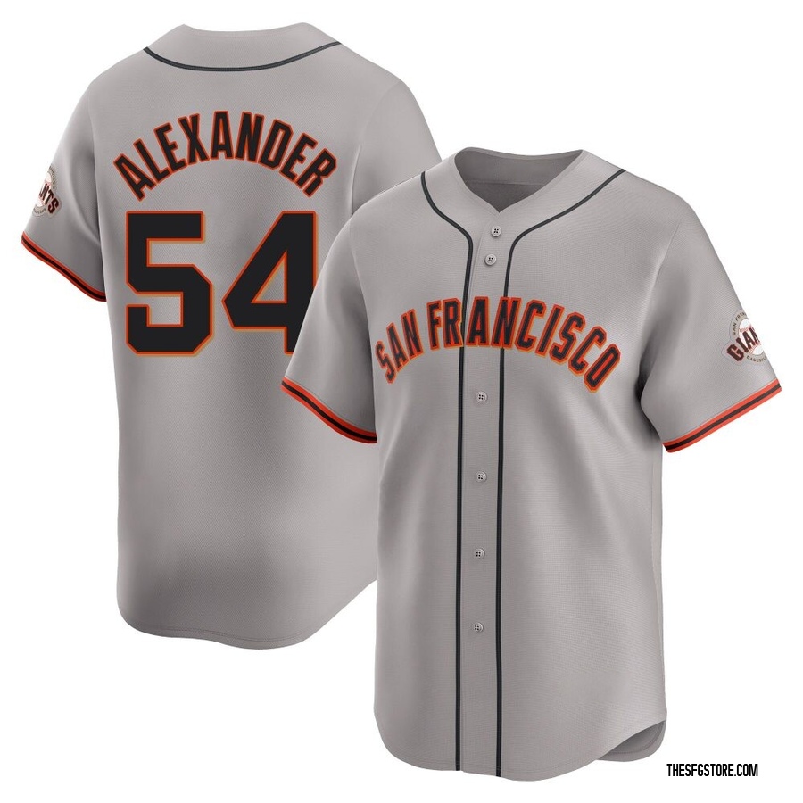 Gray Limited Scott Alexander Youth San Francisco Giants Away Jersey