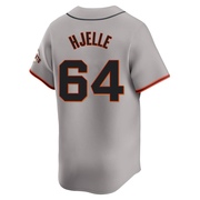Gray Limited Sean Hjelle Men's San Francisco Giants Away Jersey