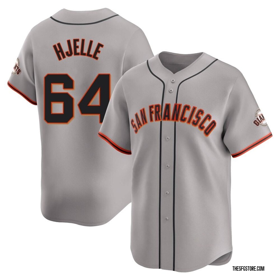 Gray Limited Sean Hjelle Youth San Francisco Giants Away Jersey