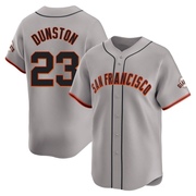 Gray Limited Shawon Dunston Youth San Francisco Giants Away Jersey